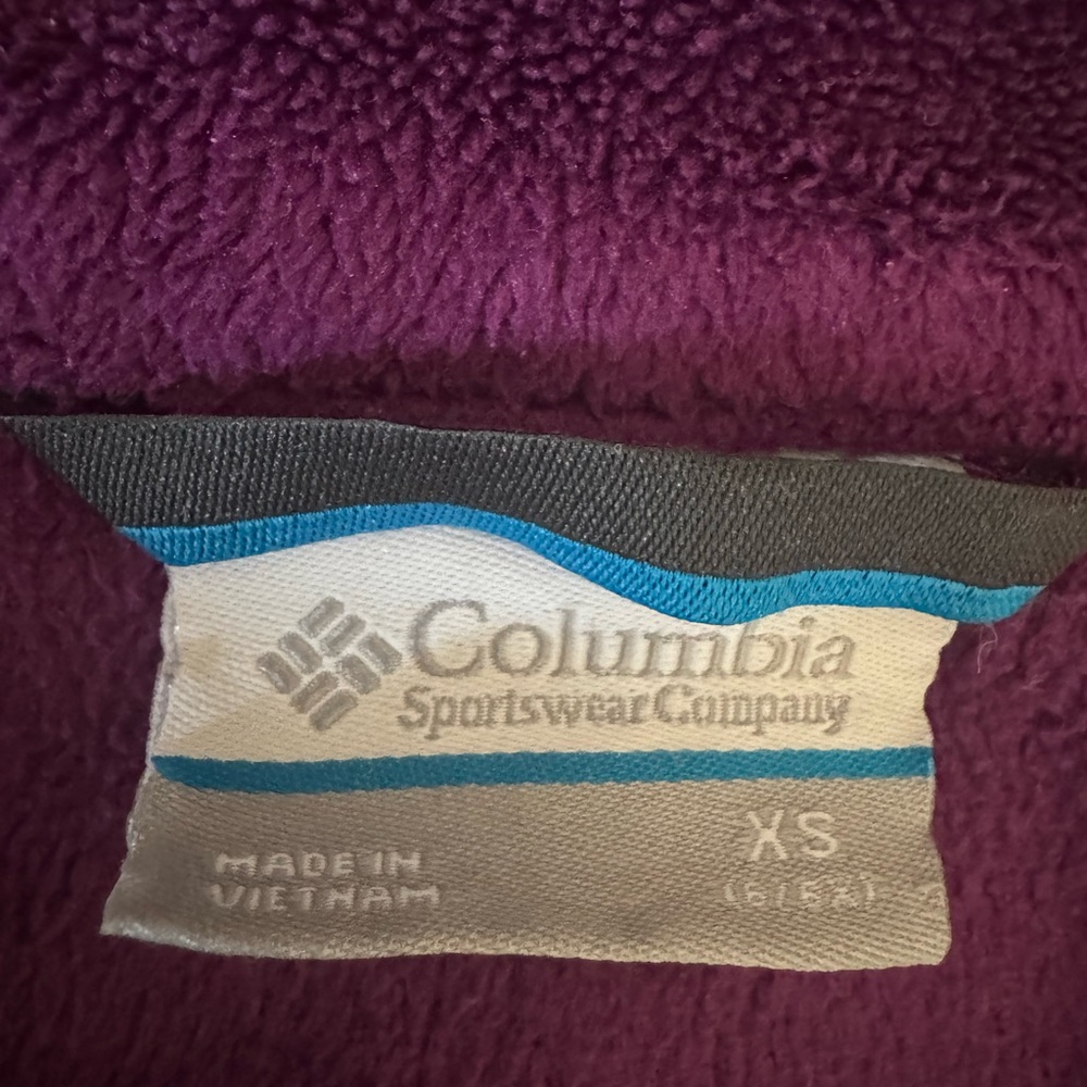 Columbia Rich Purple Fleece Jacket - Picture 2 of 5